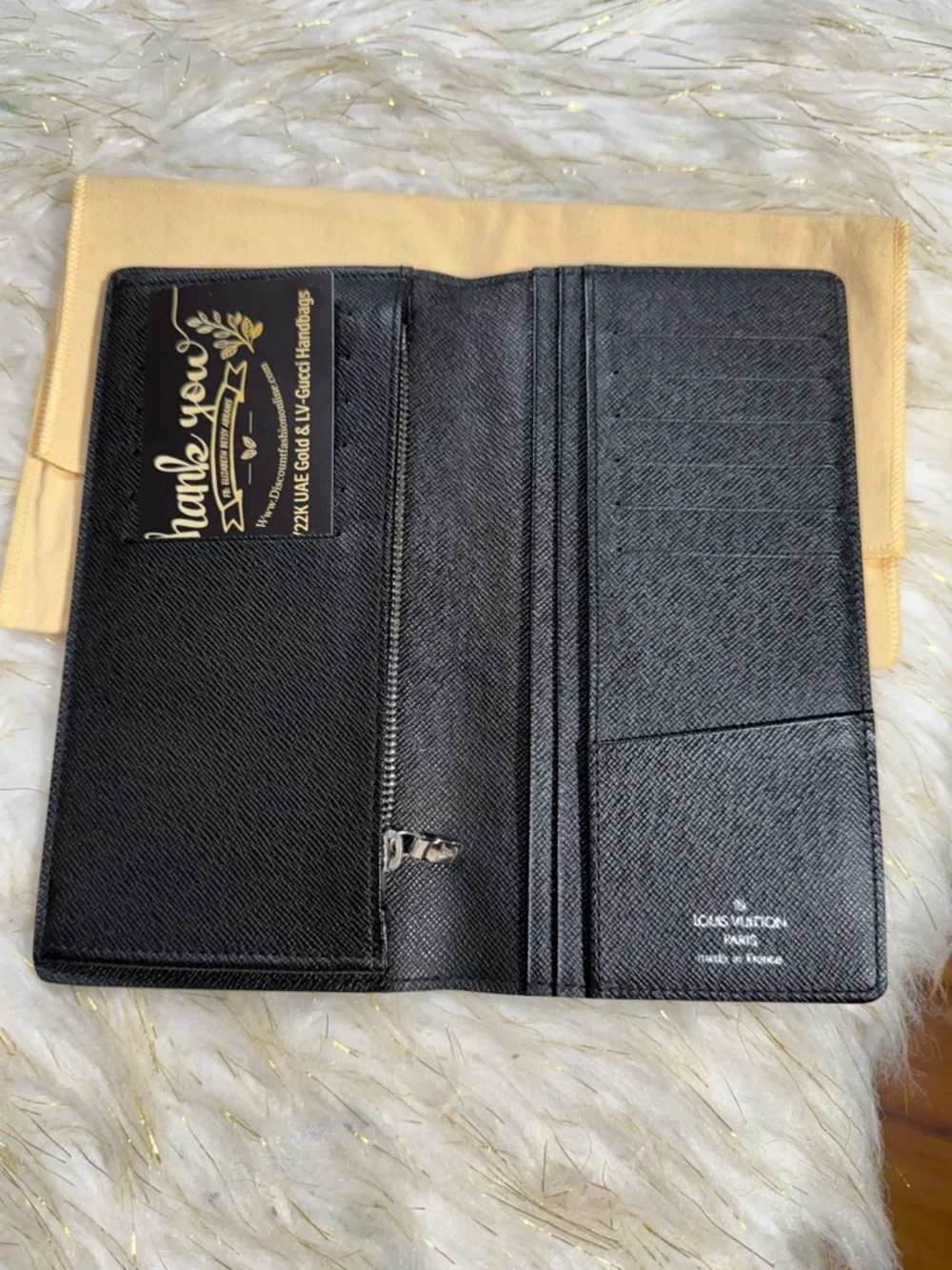 Louis Vuitton Brazza Black Damier Graphite wallet w/ Dust-bag unisex - Picture 16 of 16